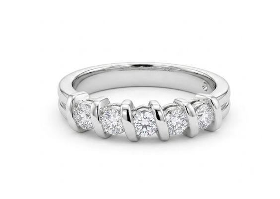 Anello Damiani Donna in Oro bianco Diamante 0.33 Ct 7961140 - 7961140